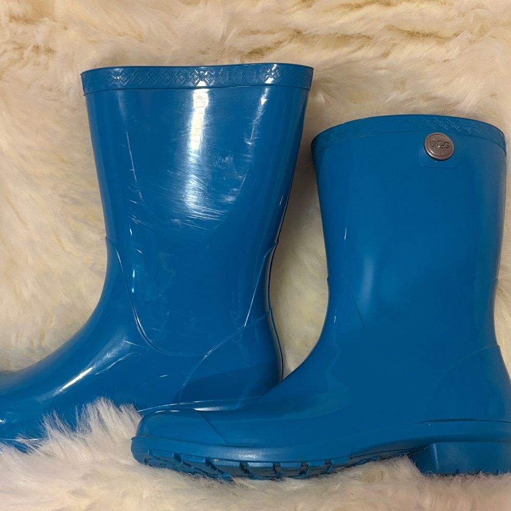 Blue UGG Women's Rain Boots